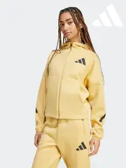 adidas Yellow Z.N.E. Full Zip Hoodie (N74845) | $139