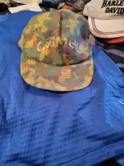 Vintage Joe Camel Cigarettes Camo Snapback Hunting Hat Camouflage NOS (UP16)