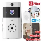 Smart Doorbell WiFi Video Intercom Door Bell Ring Phone Camera Chime Security AU