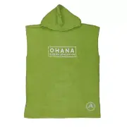 Ohana Hooded Towel Adult Lime