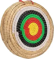Straw Archery Target 5 Layer Large Round Arrow Target, Traditional Hand-Made Archery Target for Backyard Shooting Practice, Bow Targets 20-inch Diameter, 3.9-inch Thickness