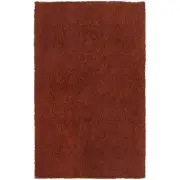 3x5 Sphinx Red Solid Monochromatic Handcrafted Area Rug 73406 - Aprx 3' x 5'