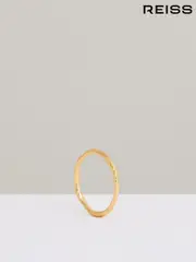 Reiss Gold Tone Monisha Molten Curve Bangle (F27977) | $120