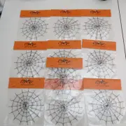 10 x Halloween Spider Web Craft 5" Vintage Supples #4986