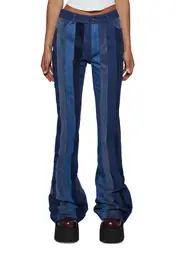 [Current Mood] The Peace Train Flare Pants - Blue