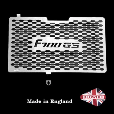 Radiator Guard F700GS (12-20) Made in UK by Beowulf in Stainless Steel - B017