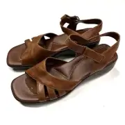 Dr. Scholl's | Brown Dorothy Strappy Low Heel Sandals 9