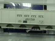 HO-BROADWAY LIMITED #BLI-H32 COVERED HOPPER, ROAD #253619 PRR 1 CAR ONLY