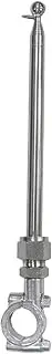 Motorcycle Accessories, Handlebar Mount Telescopic, Motorcycle Adjustable Flagpole Clasp for Long Ride, City Commuting, Outdoor Adventure, Stainless Steel, Aluminum Alloy, 160 cm