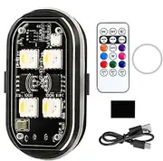 LED Flashing Lights - Wireless Strobe Light with Remote Control | Warning Lamp for Car, Truck, Motorcycle | High-Brightness Vehicle Safety Light for Emergencyy, Hazard, and Nighttime Visibility