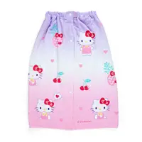 在飛比找PChome24h購物優惠-Hello Kitty 兒童抗UV棉質浴裙 70cm (粉紫