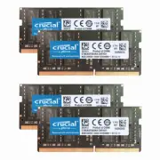 Crucial 4x8GB 2Rx8 PC4-2400T DDR4 19200Mhz 260Pin SODIMM Laptop Memory NonEcc