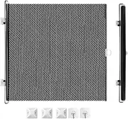 Retractable Baby Gate - Puppy Safety Fence | Safety Mesh Baby Gate | Retractable Pet Gate | Portable Animal Fence | | Multifunctional Safety Gate | Pet Supplies for Kitchen, Bedroom