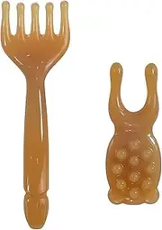 Gua Sha Comb Head Massager Scalp Massage Brush Face Massager Body Gua Sha Face Massage Tool Self-Care Gifts for Women Men Pack of 2