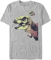 [Jurassic Park] Big & Tall Sunset Rex Men's Tops Short Sleeve Tee Shirt
