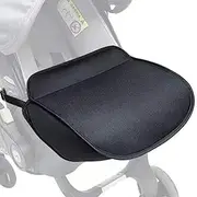 iNszkoos Pram Foot Muff for Doona Pram, Buggy Baby Foot Muff, Windproof, Waterproof, Warm Winter Foot Muff for Prams, Baby Prams and Buggies, Pushchair Footrest Accessories (Black)