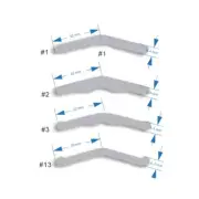 144 Pcs Dental Ortho Stainless Steel Matrix Bands Tofflemire Stuck 4 Models