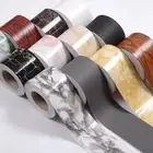 Skirting Line Wall Border Stickers Waist Line Wallpaper Marble Baseboard