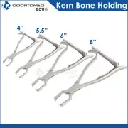 4 Pieces KERN BONE HOLDING Forceps 4"+5.5"+6"+8" Surgical Instruments