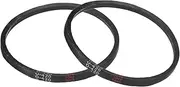uxcell 2Pcs O-420 O Type V-Belt 420mm/16.5" Inner Length x 0.39" Width x 0.24" Height, O-Type Closed-Loop Rubber Transmission Belt