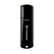 Transcend JetFlash 700 64GB USB 3.1 Gen 1 Flash Drive - Black (TS64GJF700)