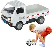 Remote Control Toy Car,Remote Control Truck LED Simulation Lights, Pickup Toys - Realistic Transportation Tool, Construction Vehicles for Boys, Girls Christmas, Birthday