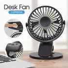 Portable 360° Mini Travel USB Recharge Clip On Desk Pram Car Cooling Fan 3 Modes