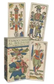 TAROCCHINO AL SOLDATO TAROT Boxed Deck Book Card Set Anima Antiqua oracle cards