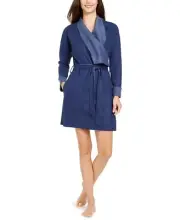 Alfani Womens Super Soft Wrap Robe Size 2XL Color Admiral Hthr