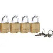 Master Lock Fortress Padlock - 20mm, 4 Pack