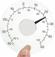 Temperature Monitoring Meter - Precision Thermometer, Easy Use Gauge | Wireless Temperature Monitor, Indoor and Outdoor Sensor, Accurate Monitoring Meter, Rain Resistant Acrylic Material