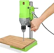 1050W Electric Drill Press Stand, Mini Benchtop Drill Presses, Portable Repair Tool Expanding Drilling Machine Drilling Chuck 3-16mm, Spindle Travel: 60 mm, for DIY Furniture Tool