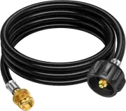 NEW 8FT Propane Hose Adapter 1lb to 20lb & CGA600 Connection for Weber & MORE