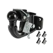 Sunrise Pintle Hook With 50mm Towball Low Wear 8T Rated - PHLW8T