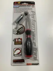 Performance Tool W1927 Swivel LED Magnetic Pickup Tool, Picks-Up Up To 8 Lbs