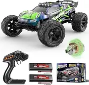 1:10 Big Rc Cars 18-Inch,Fast Remote Control Car Trucks,45+KM/H RC Off-Road Electric Truck, Includes 2 Rechargeable 2600mAh Batteries, Rc Cars for Adults & Boys