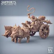 Blackrazor Chariot by Artisan Guild | D&D | DND | Print on Demand