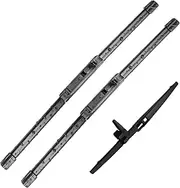[Fabysky] 3Pcs Windshield Wiper Blades for Toyota 4Runner 2010-2022, Original Equipment Automotive Replacement Windshield Wiper Blades for My Car - 24"/20"/234" (Set of 3) U/J HOOK