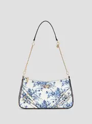 GUESS Floral Multi Bramina Top Zip Shoulder Bag