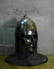 Medieval Knight Replica Historic King Helmet Steel Ottoman Mask Spartan Roman