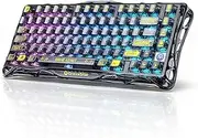 GravaStar K1 Lite Keyboard-Transparent Black