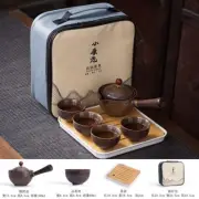 Tea Set Portable Lazy Automatic Spinning Travel Kettles GungFu Teapot And Cups