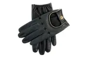 The Suited Racer x Dents Touchscreen Leather Driving Gloves Limited Ed - Black/Gold