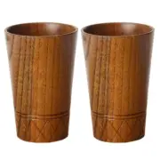 Wooden Cup For Tea Water Sake Coffee Juice Drinks Cup 7.5x11cm/2.95x4.33in