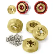 2 Pair Brass 2.2" Wheels Balance Counterweight For 1/10 RC Car TRX4 Wraith US