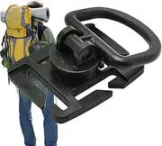 Hose Clamp Fasteners | Hose Brackets - 360 Degree Rotatable Water Bladder Hose Clip, POM Quick Release D-Ring Clamp, Locking Carabiner for Hydration Packs Sports Gear Outdoor