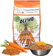 Carrots Digestive Dog Food Supplement effective dog diarrhea relief for over 35 years adds natural source vitamins to any dog food to promote overall health 1-ingredient non-GMO product Made in Germany 2.2 Pounds