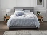 Memphis Bolster Bed Frame - King / Onyx