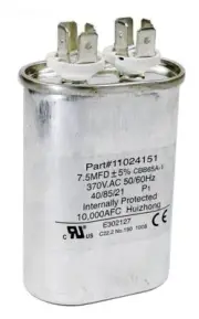 Fast run capacitor