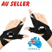 Finger Glove with LED Light Flashlight Gloves Outdoor Gear Night Fishing D2